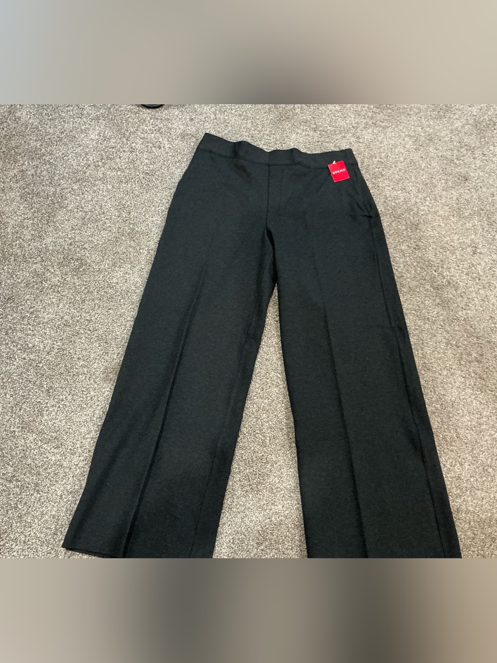 SPANX Wide Leg Dress Pants in Black